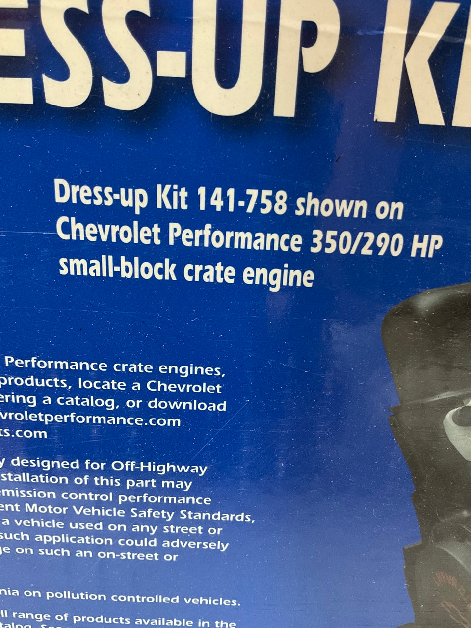 Proform 141-758 Black & Red Chevrolet Crinkle Dress-Up Kit For 1959-86 Chevy SBC