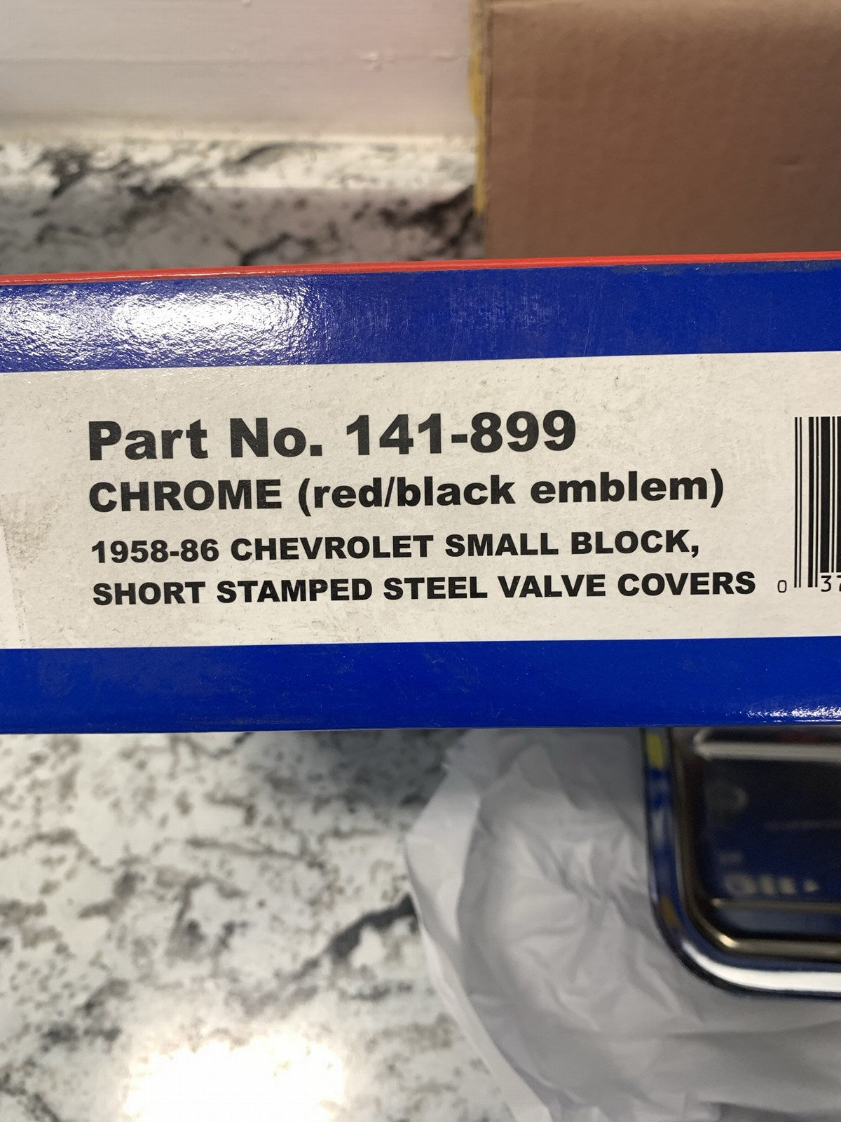 Proform 141-899 Performance Chrome Valve Covers Set 58-86 Small Block Chevy SBC