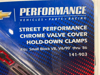 Proform 141-903 Chevy Performance Bowtie Valve Cover Hold Downs - GEN 1 SBC
