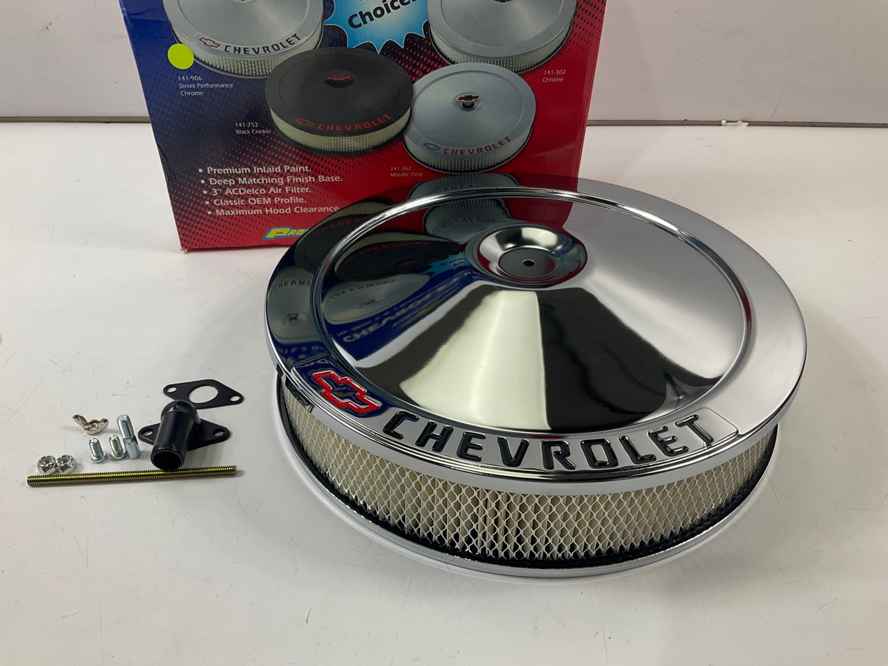 Proform 141-906 Street Performance Chrome 14 In. Classic Air Cleaner 14'' CHEVY
