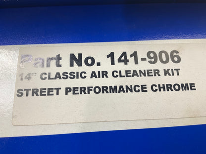 Proform 141-906 Street Performance Chrome 14 In. Classic Air Cleaner 14'' CHEVY