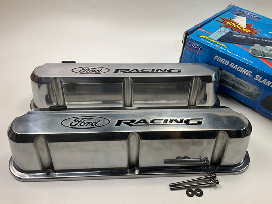 PROFORM 302-138 Ford Racing 289 302 351W Slant Edge Polished Valve Covers Set