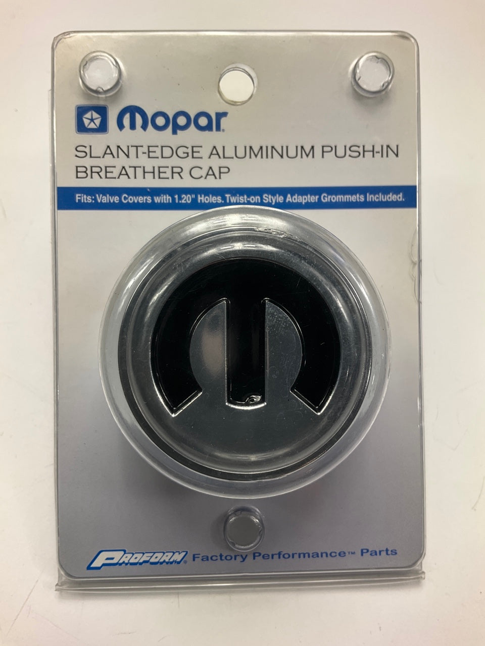Proform 440-441 Slant-Edge Aluminum Push-In Air Breather Cap For 1.22'' Holes