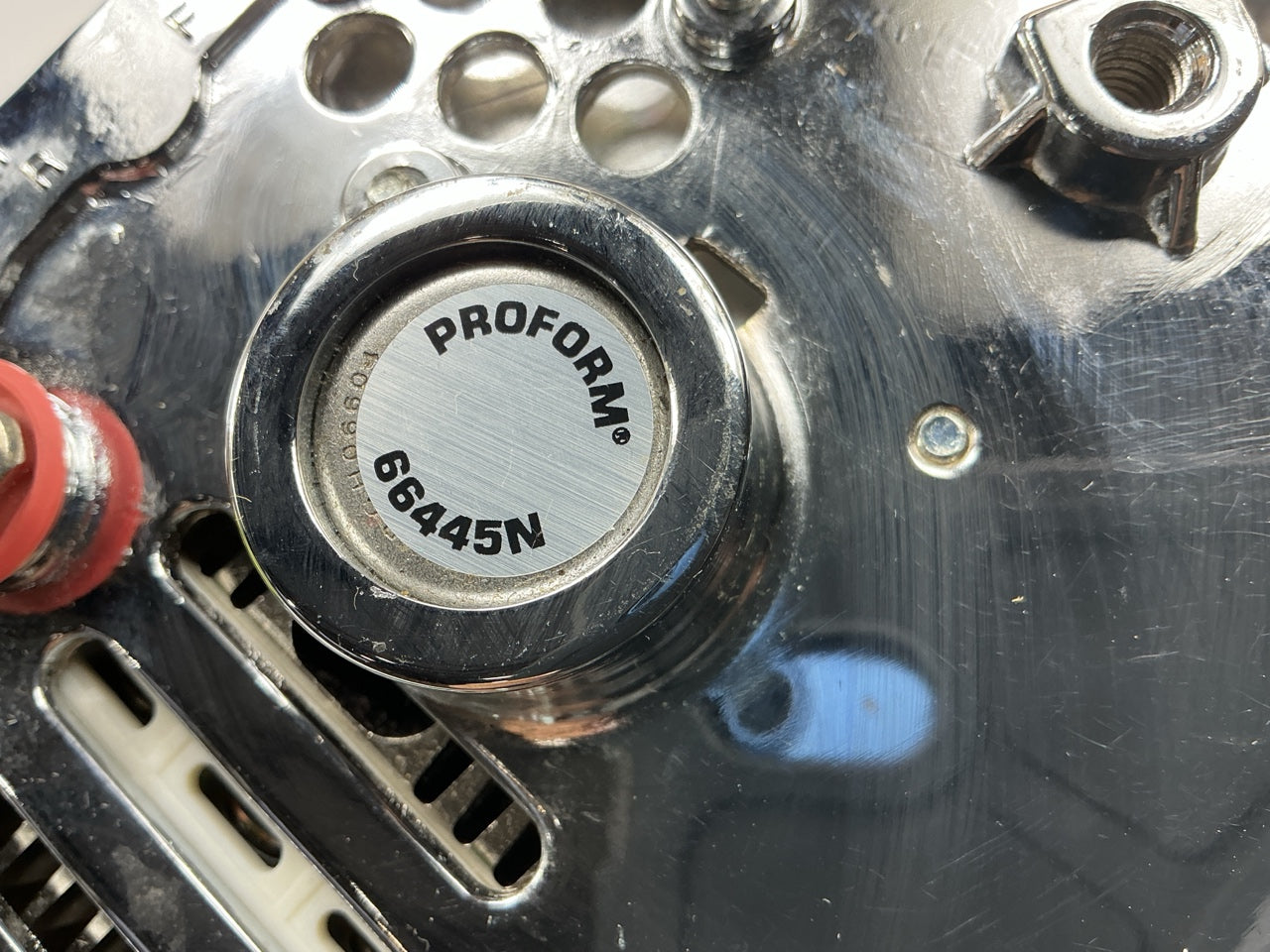 Proform 66445N GM Chrome 65 Amp 3-Wire Alternator 10SI Case