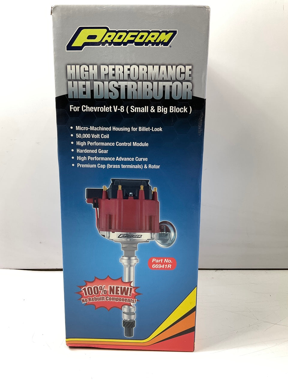 Proform 66941R Street/Strip GM HEI Distributor W/ Red Cap 1955-1982 Chevrolet V8