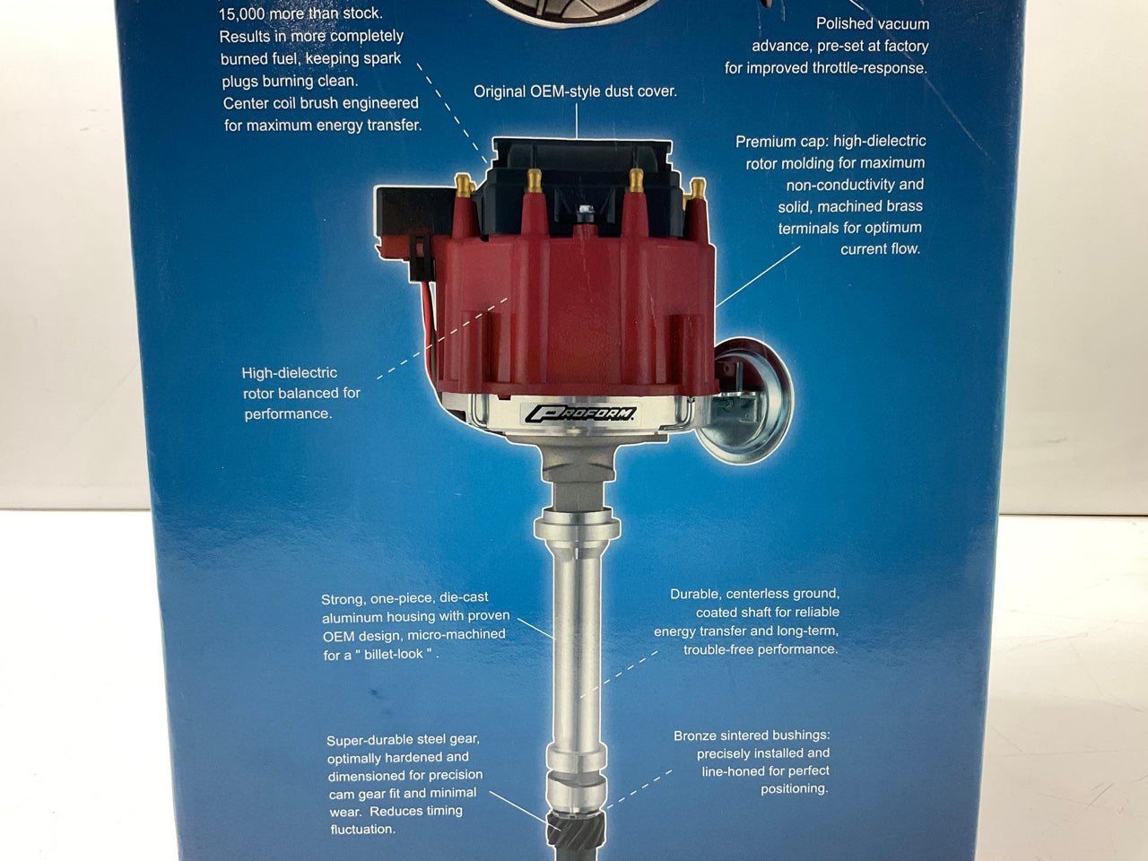 Proform 66941R Street/Strip GM HEI Distributor W/ Red Cap 1955-1982 Chevrolet V8