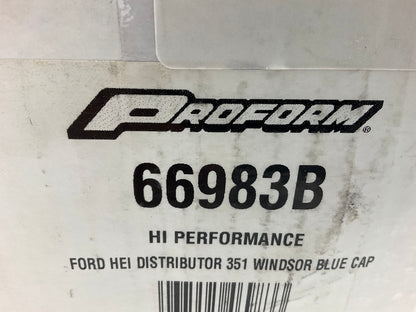 Proform 66983B HEI Blue Cap Ignition Distributor - Ford 351W V8 Engines