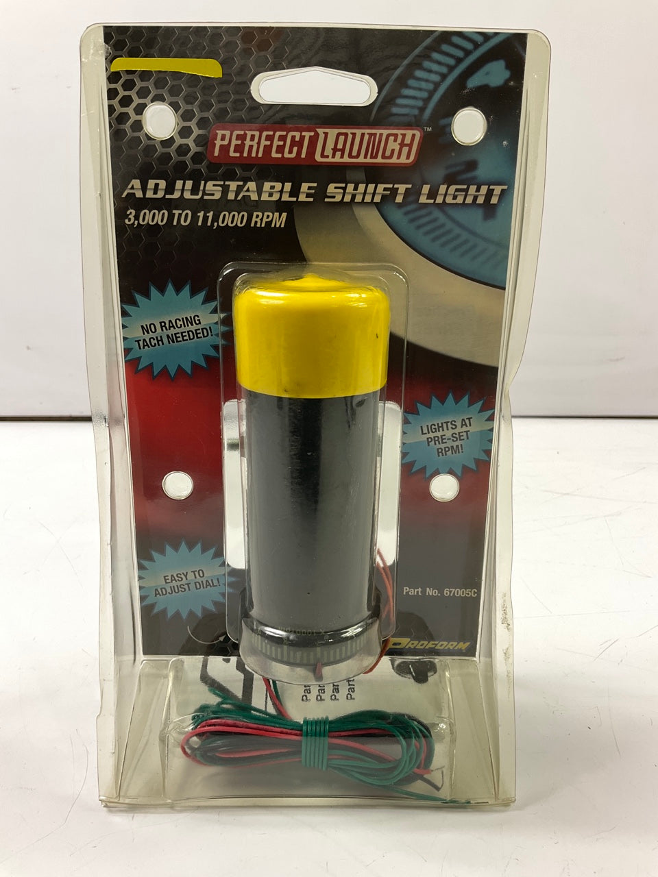 ProForm 67005C Adjustable RPM Shift Light,  3,000 - 11,000 RPM