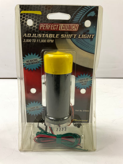 ProForm 67005C Adjustable RPM Shift Light,  3,000 - 11,000 RPM