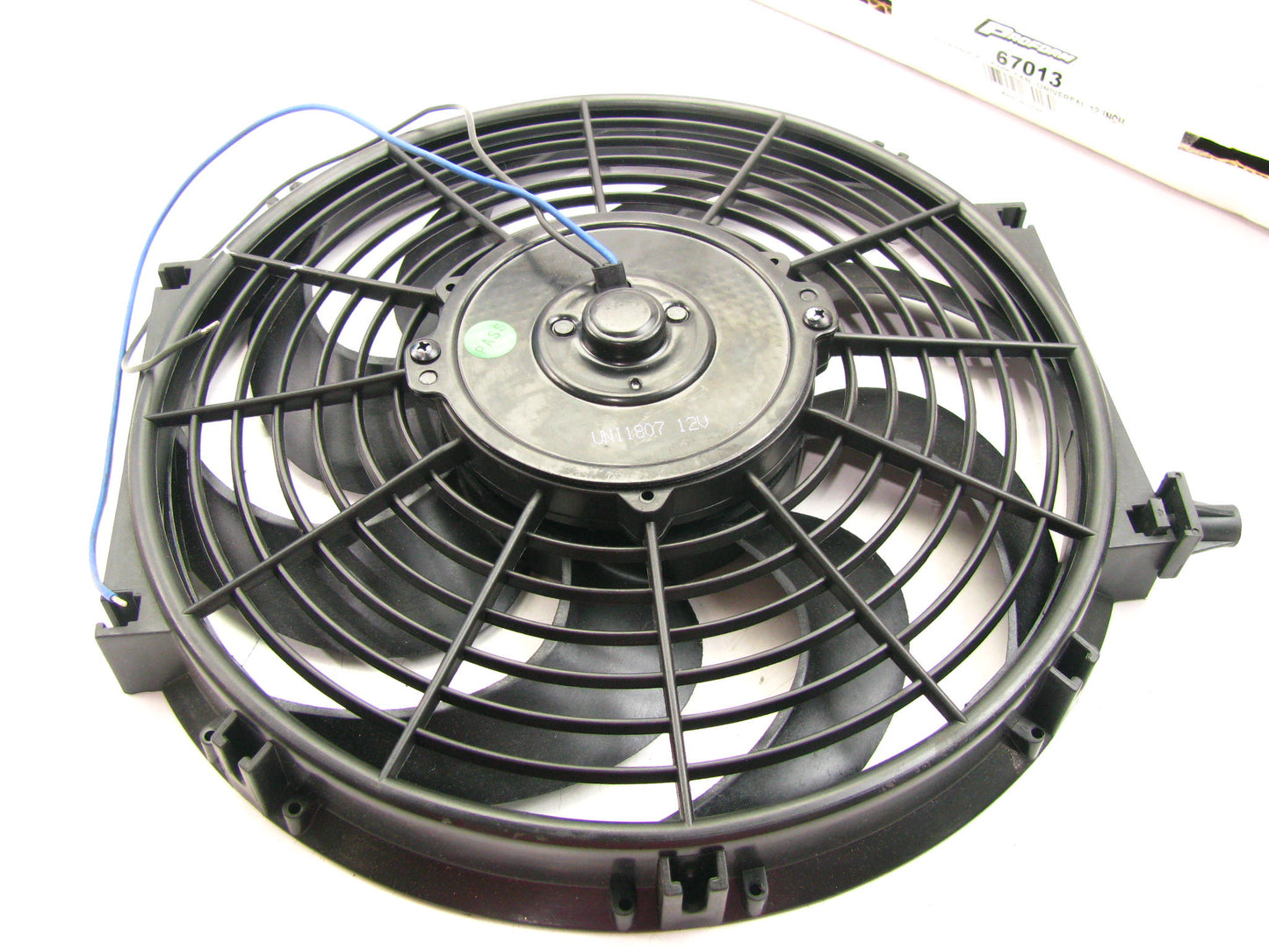 Proform 67013 12'' Engine Cooling Electric Fan, 1200 CFM, Single, S-Blade