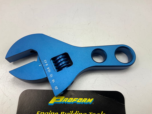 Proform 67724 AN Short Anodized Aluminum Adjustable Compact AN Wrench