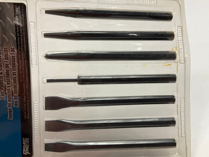 Performance Tool 1937 - Project Pro 7-piece Punch And Chisel Mixed Tool Set