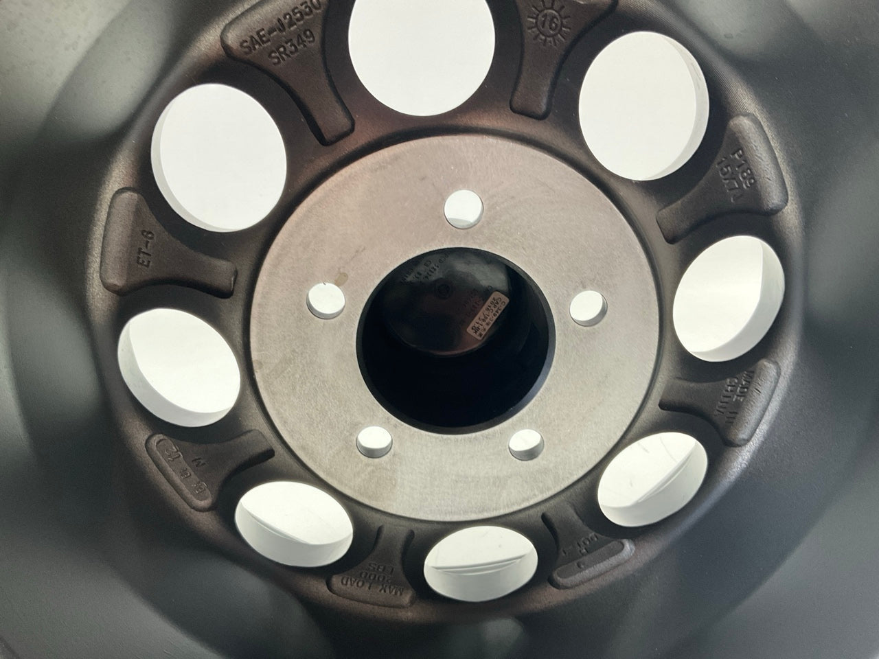Proline 189B Alloy Aluminum Wheel Rim 15x7, 5 X 4.75'' Bolt Pattern, -6mm Offset
