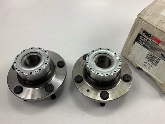 (2) Proline 512199 Wheel Bearing Hub For 2003-2005 Hyundai Tiburon