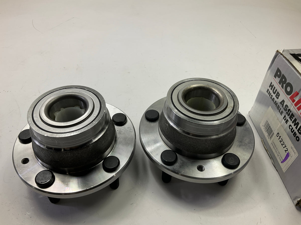 (2) Proline 512272 Rear Wheel Bearing Hub For 2006-2007 Fusion, Milan, Mazda 6