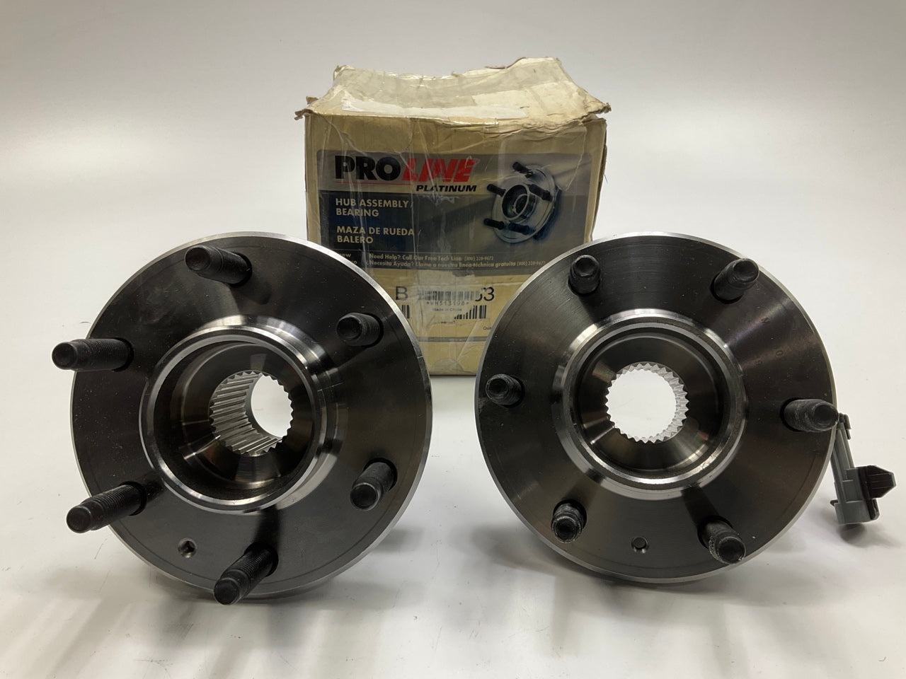 (2) Proline 513198 Front Wheel Hub Bearings For 2004-2009 Cadillac SRX