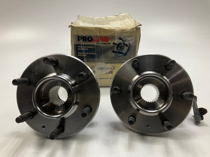 (2) Proline 513198 Front Wheel Hub Bearings For 2004-2009 Cadillac SRX