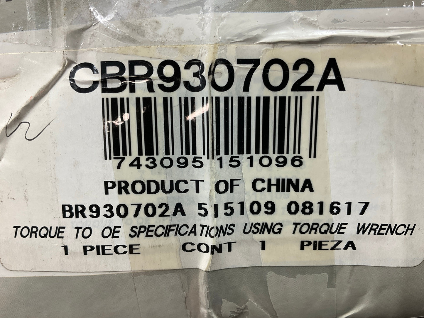 Proline 515109 Front Right Wheel Bearing Hub Assembly