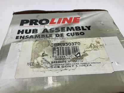 Proline CBR930370 Rear Wheel Bearing And Hub Assembly