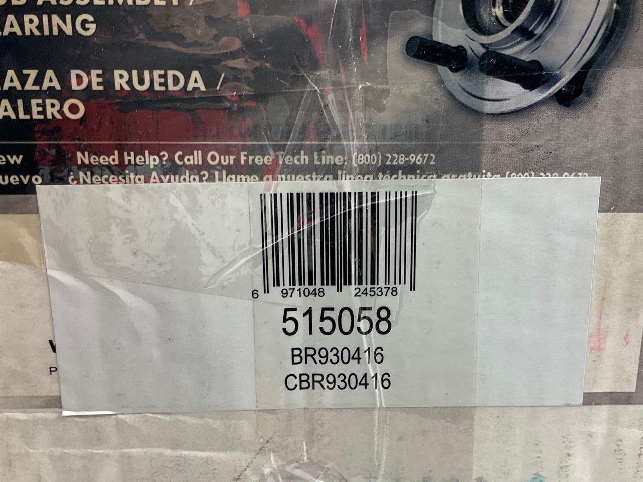 Proline CBR930416 Wheel Bearing And Hub Assembly, Front