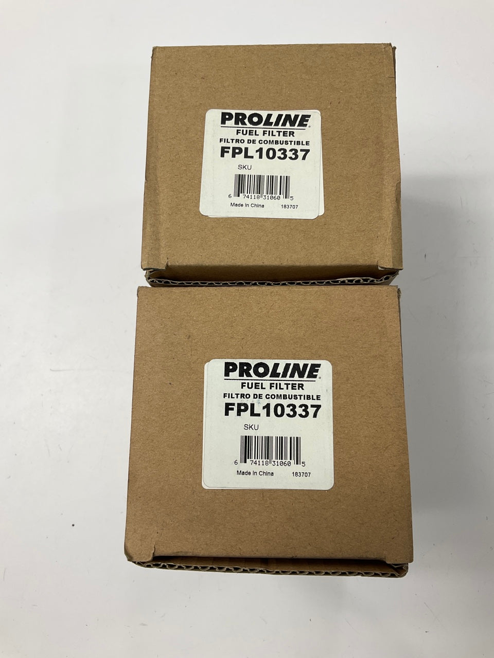 (2) Proline FPL10337 Fuel Filter