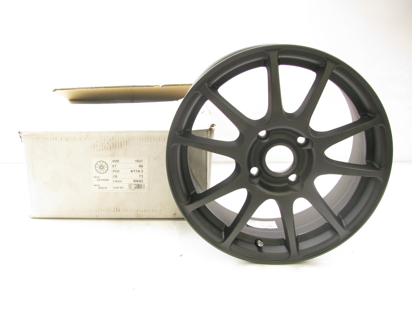 ProLine MA1092 14x7 Wheel FLAT BLACK  4/114.3 Bolt Pattern 4x114