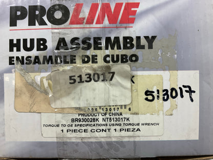 Proline NT513017K Front Wheel Bearing And Hub Assembly