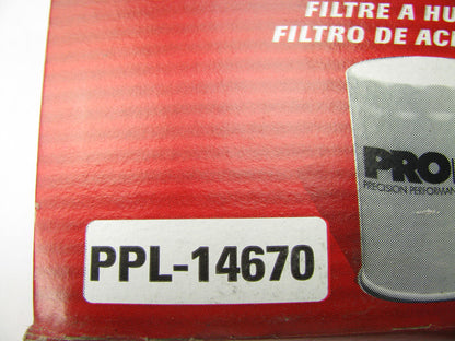 Proline PPL-14670 Oil Filter Replaces: 57000 L34875 PH253 LF96 LF689 P550963