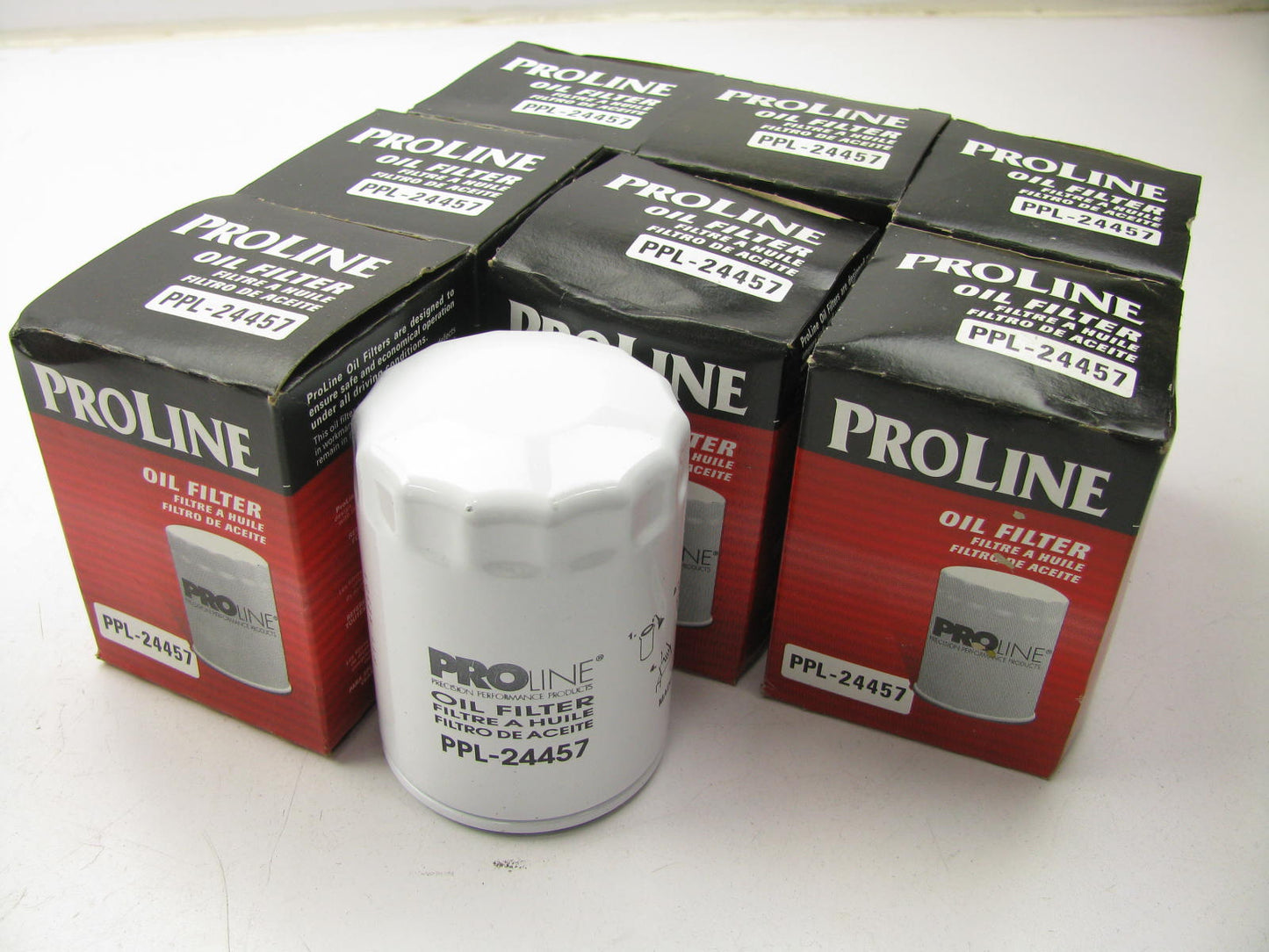 (8) Proline PPL-24457 Oil Filter Replaces: 51367 L24457 PH2827 LF397 LF3708