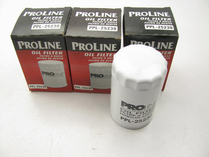 (3) Proline PPL-25230 Engine Oil Filter For 2005-2006 Jeep Liberty 2.8L DIESEL