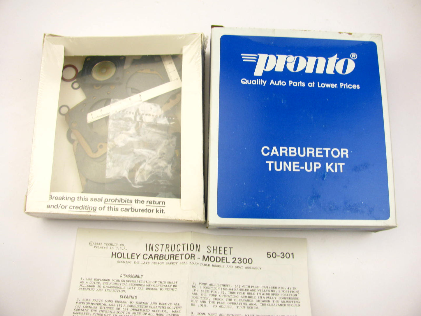 Pronto 10121 Carburetor Rebuild Kit for 1967-1980 Ford IHC Holley 2300