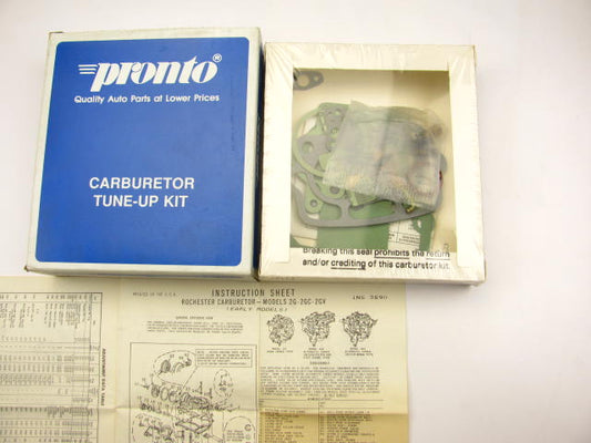 Pronto 10146A Carburetor Rebuild Kit for 1971-1974 Chevrolet GMC Rochester 2BBL