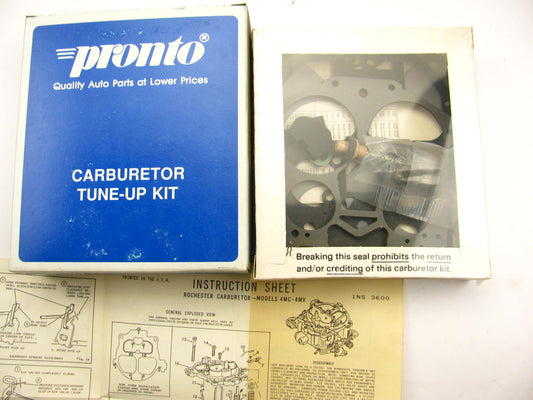 Pronto 10297A Carburetor Rebuild Kit for 1967-1968 Chevrolet Rochester 4MC 4MV