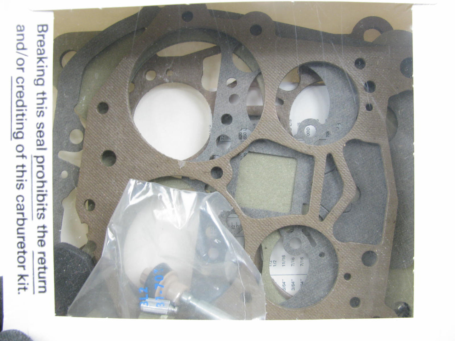 Pronto 10330C Carburetor Rebuild Kit for 1970-1974 Buick Rochester 4-BBL 4MV