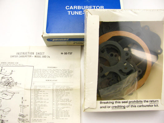 Pronto 10332C Carburetor Rebuild Kit for 1969-1973 Oldsmobile Carter 2-BBL BBD