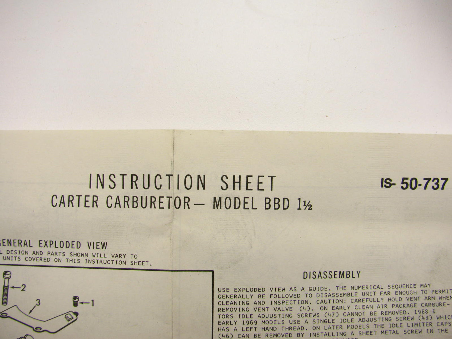 Pronto 10332C Carburetor Rebuild Kit for 1969-1973 Oldsmobile Carter 2-BBL BBD