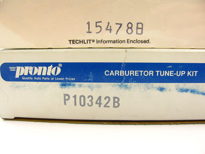 Pronto 10342B Carburetor Rebuild Kit For 1970-1973 Chrysler Carter Model BBD