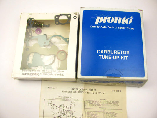 Pronto 10368 Carburetor Rebuild Kit for 1971-1972 Chevrolet GMC 2G 2GC 2GV