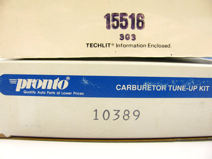 Pronto 10389 Carburetor Rebuild Kit - Rochester 2-BBL 2GC 2G 2GV