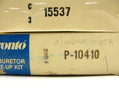 Pronto 10410 Carburetor Rebuild Kit for 1973-1974 Pontiac Rochester 2G 2GC 2GV