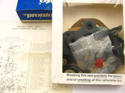 Pronto 10488A Carburetor Rebuild Kit for 1973-1977 GM Holley Model 5210C
