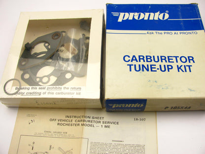 Pronto 10554A Carburetor Rebuild Kit for 1976-1977 GM Rochester 1-BBL 1ME