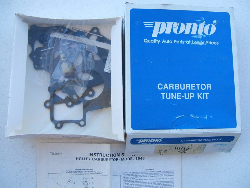 Pronto 10713 - 1980-1983 Ford Mercury Carburetor Rebuild Kit For Holley 1946C