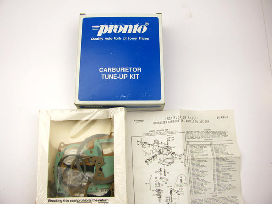 Pronto 10862 Carburetor Rebuild Kit for 1975-1978 GM Rochester 2G 2GC 2GV