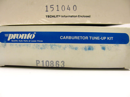 Pronto 10863 Carburetor Rebuild Kit - 1974-1979 Chevy GM Rochester 1ME Monojet