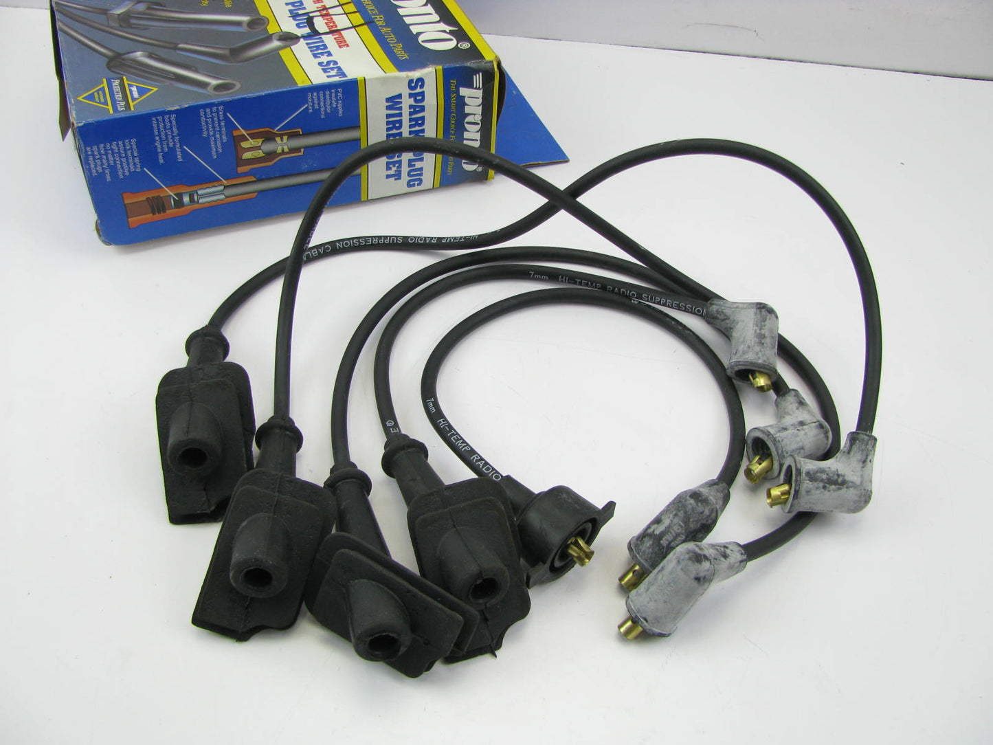 Pronto 4715 Ignition Spark Plug Wire Set for 1988-1989 Honda Prelude 2.0L