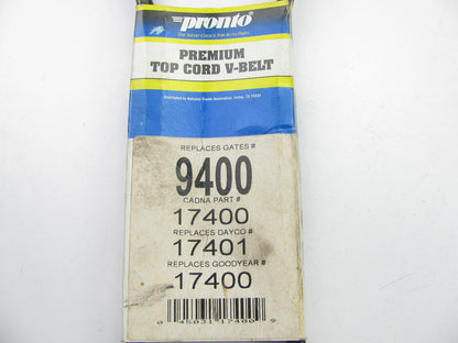 Pronto 9400 Accessory Drive Belt - 0.53'' X 40.00'' - 36 Degree