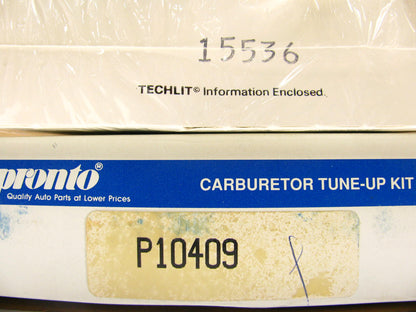 Pronto P10409 Carburetor Rebuild Kit 1973 Chevrolet GMC Rochester 2G 2GC 2GV