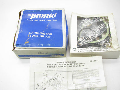 Pronto P10777 Carburetor Rebuild Kit for 1981-1984 GM Rochester 2-BBL E2ME E2MC