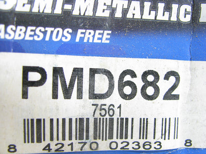 Pronto PMD682 Semi-Metallic Disc Brake Pad Set - Front